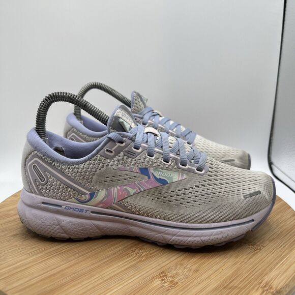 Brooks Ghost 14 Womens Size 6 Running Shoes Purple Unity Athletic Sneakers Gym - Picture 3 of 10